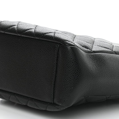Chanel Caviar Quilted Petit Shopping Tote PST Black 9 of 9