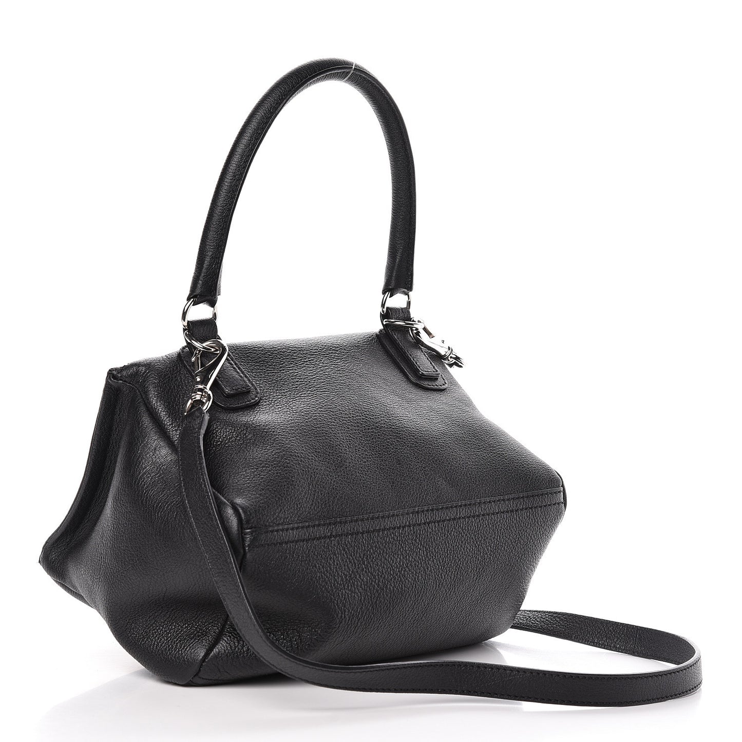 Sugar Goatskin Small Pandora Black