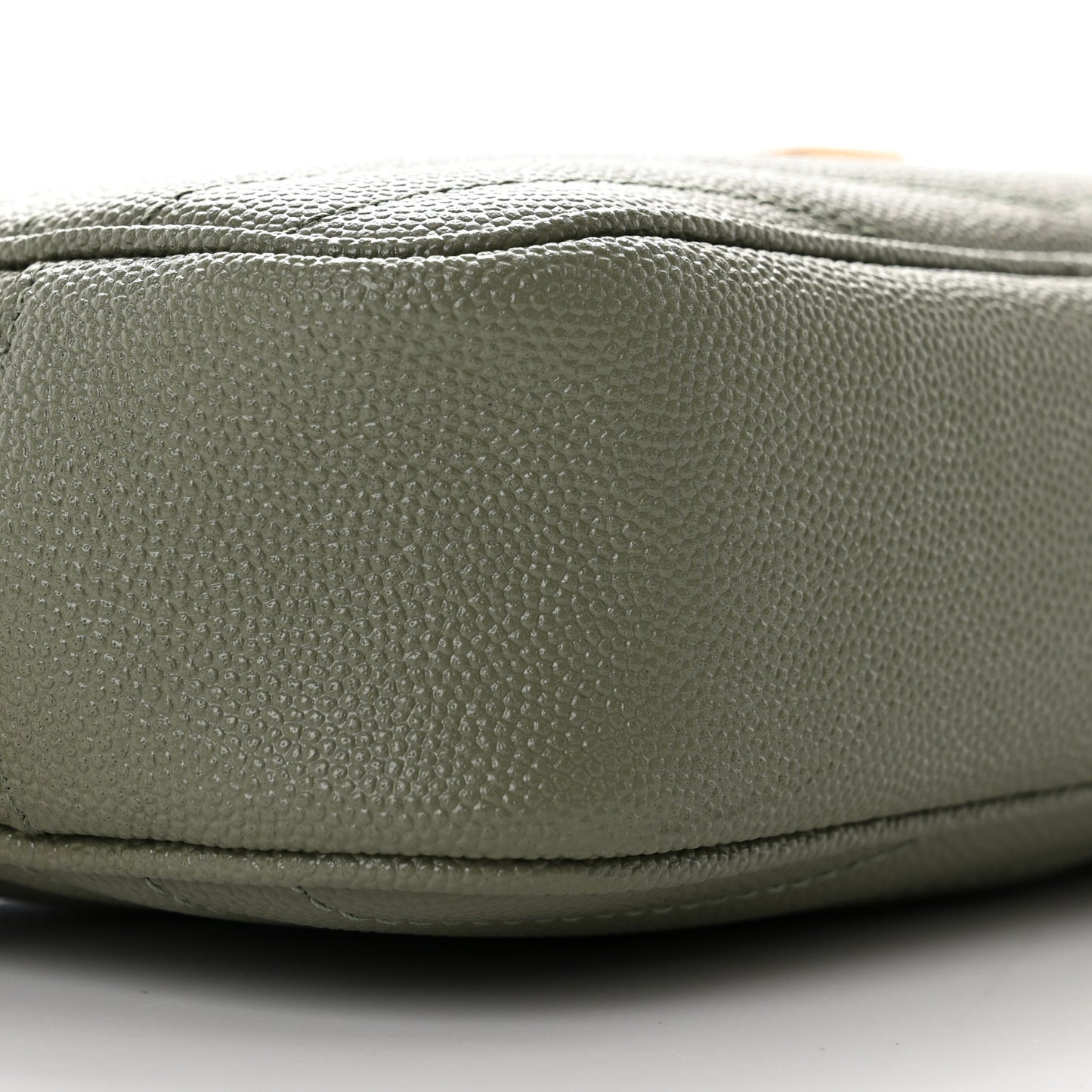 Grain De Poudre Matelasse Monogram Mini Lou Camera Bag Light Sage