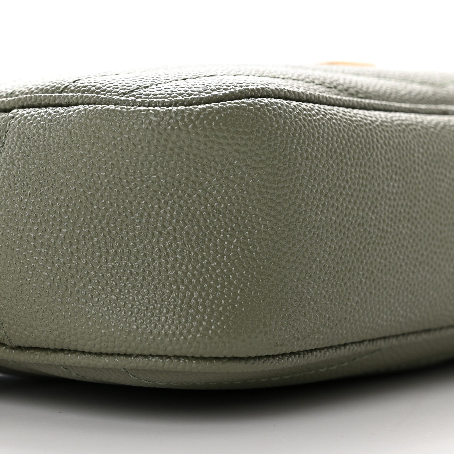 Saint Laurent Grain De Poudre Matelasse Monogram Mini Lou Camera Bag Light Sage 9 of 11