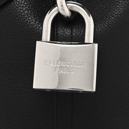 Balenciaga Grained Calfskin Small Locker Hobo Black 7 of 9