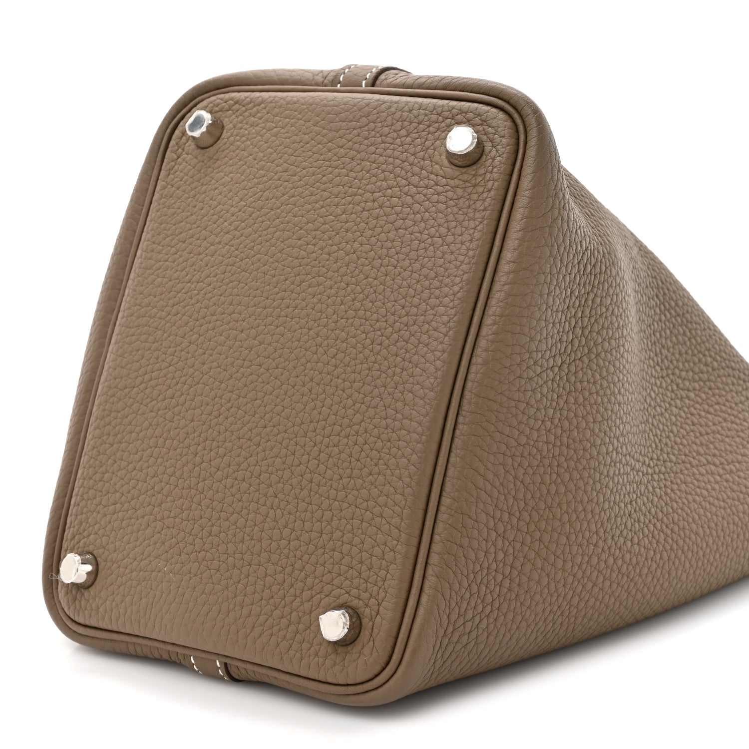 Hermes Taurillon Clemence Picotin Lock 18 PM Etoupe Etoupe 9 of 13