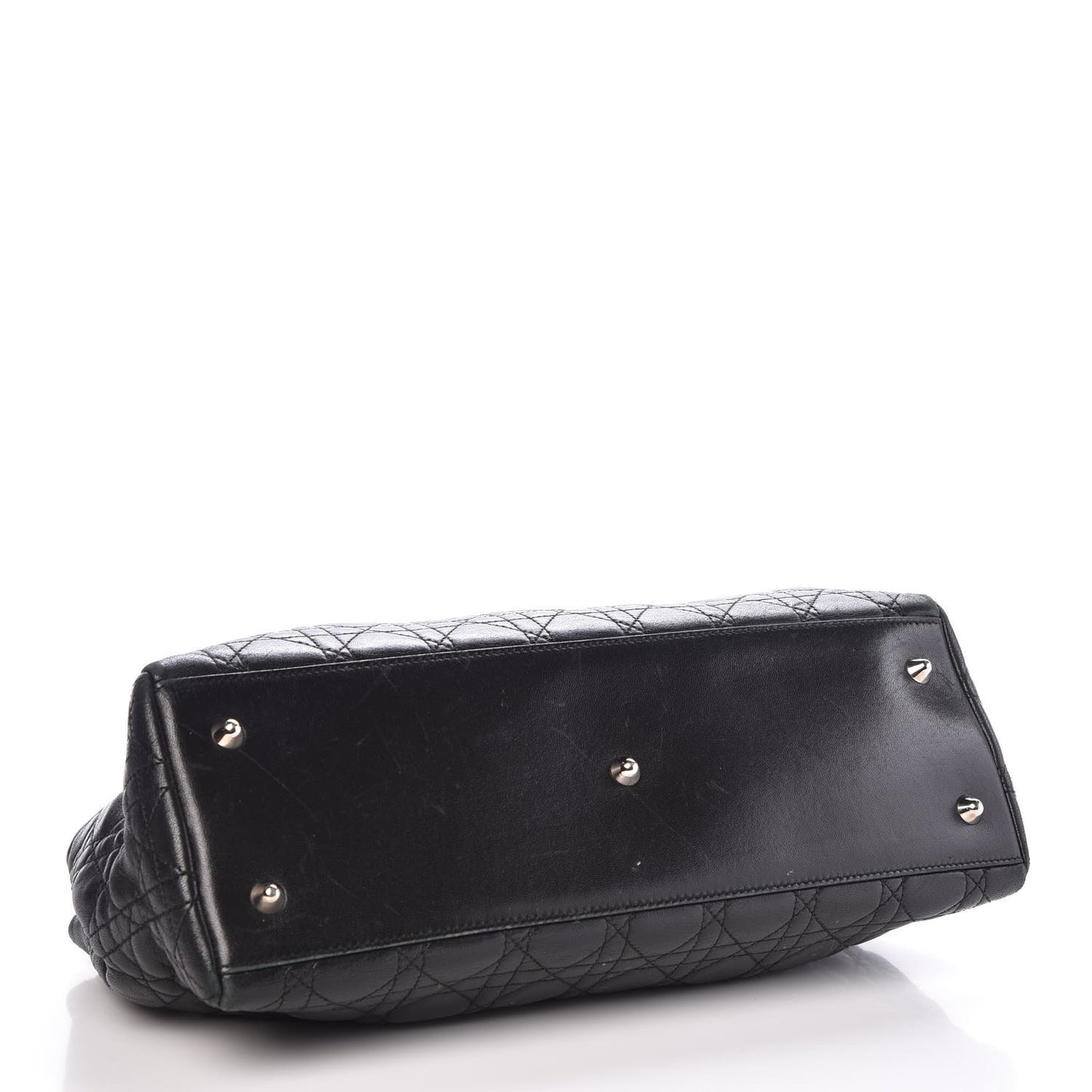 Lambskin Cannage Lady Dior Shoulder Bag Black