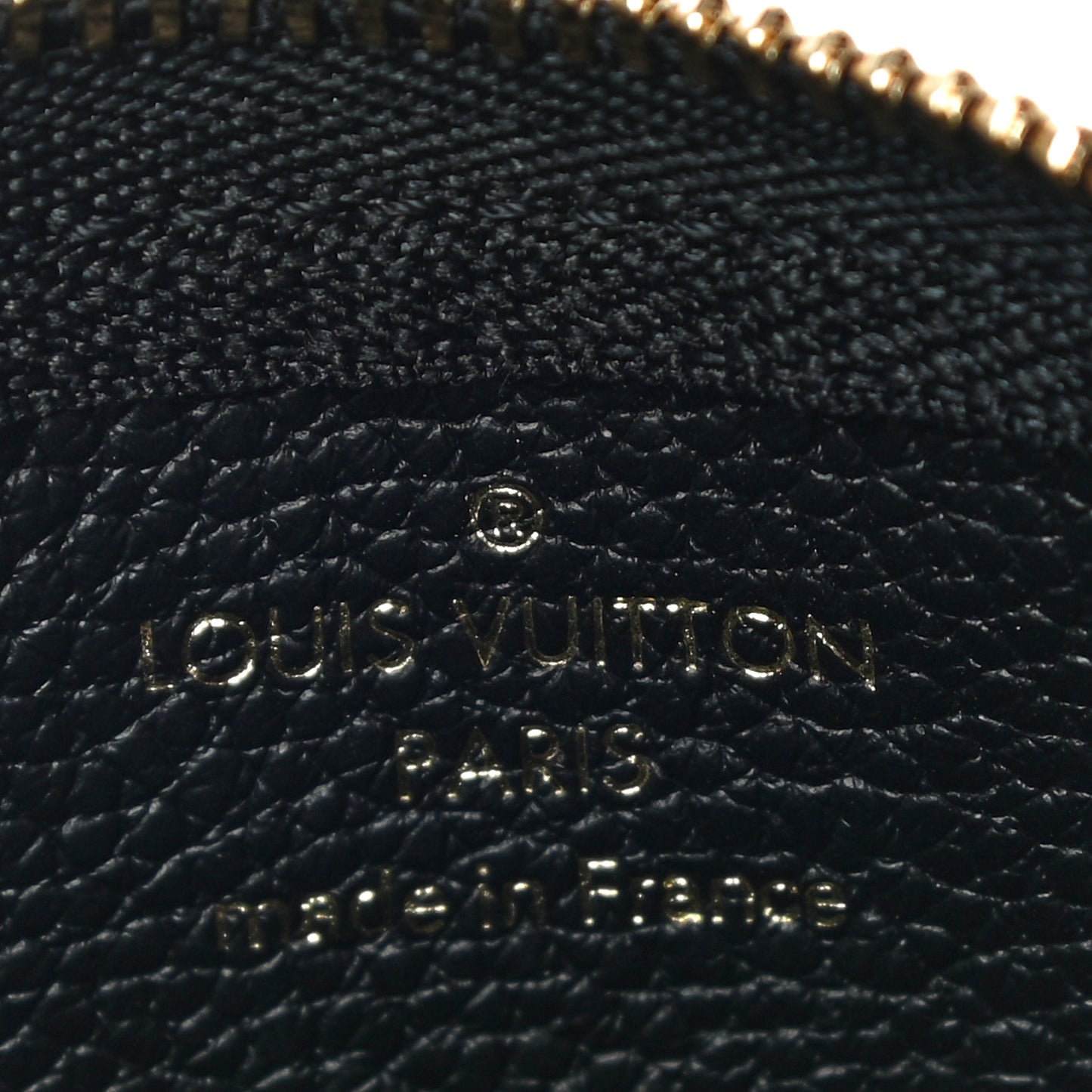 Empreinte Monogram Giant Key Pouch Black Beige
