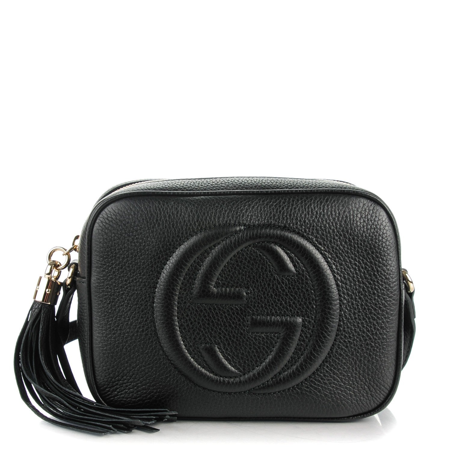 Gucci Pebbled Calfskin Small Soho Disco Bag Black 1 of 7