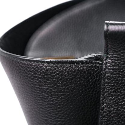 Salvatore Ferragamo Grained Calfskin Bitter Pocket Tote Black 15 of 15