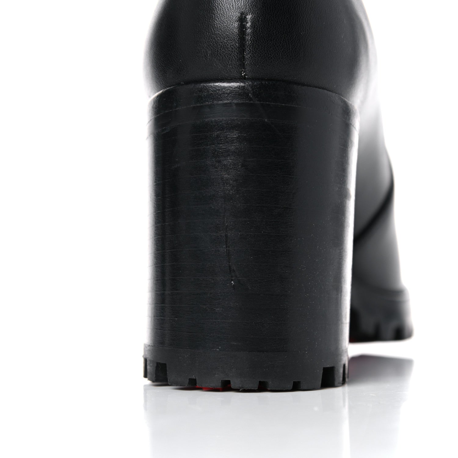 Christian Louboutin Calfskin Marchacroche 70 Chelsea Boots 37 Black 12 of 20