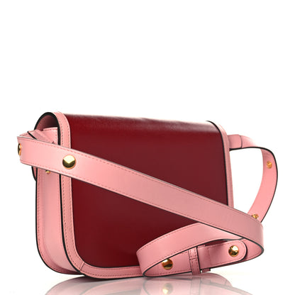 Gucci Azalea Calfskin Horsebit 1955 Shoulder Bag New Cherry Red Wild Rose 3 of 9