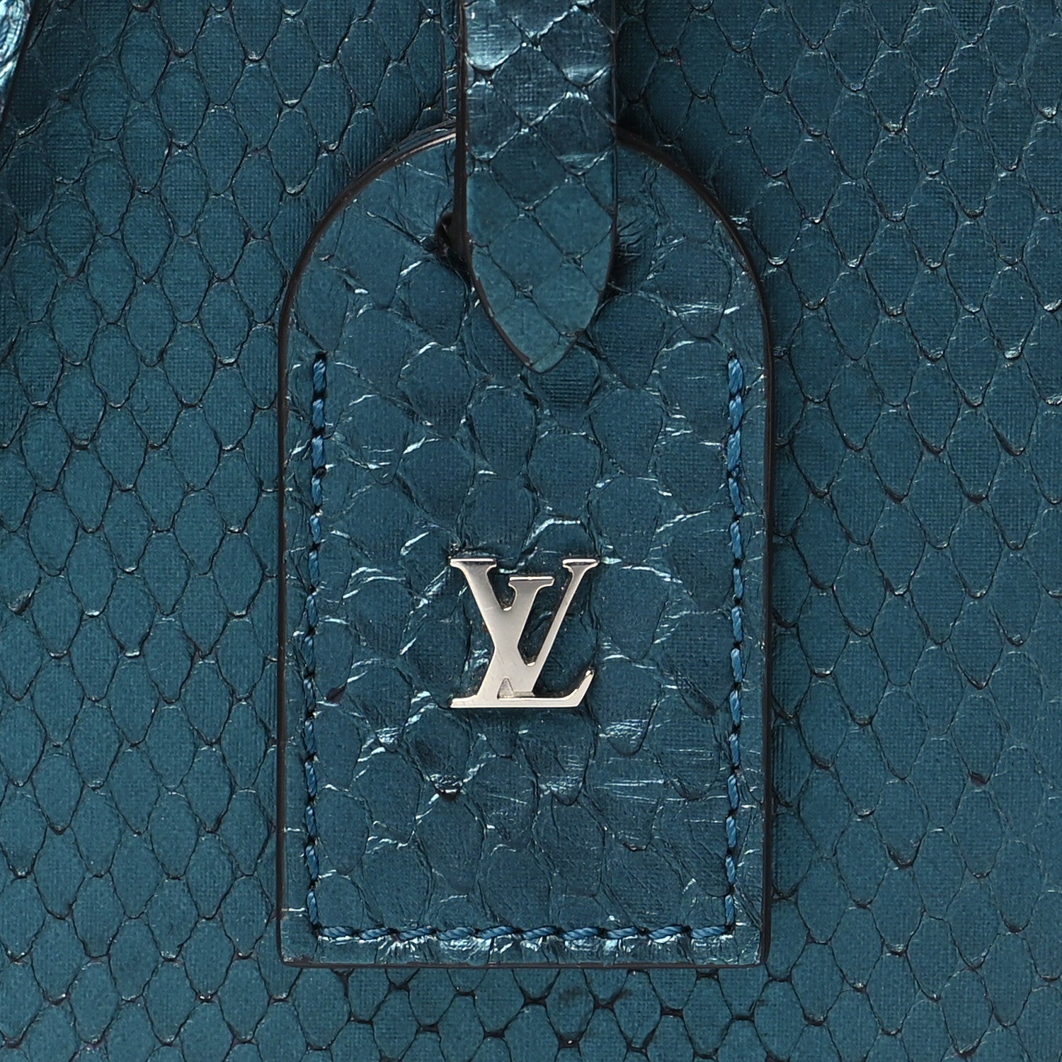 Louis Vuitton Snakeskin Petite Boite Chapeau Deep Green 7 of 9