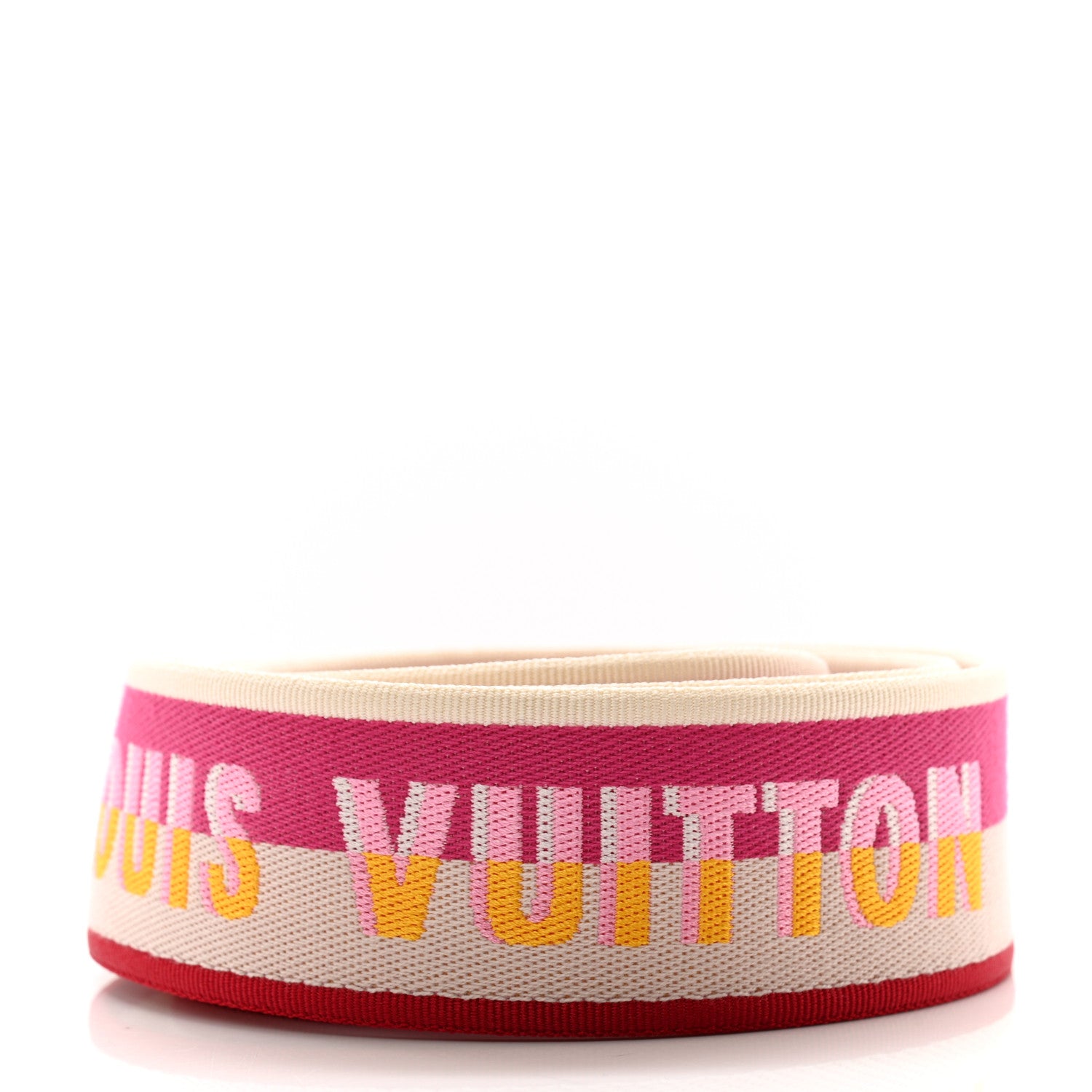 Louis Vuitton Jacquard Speedy Bandouliere 20 Shoulder Strap Fuchsia 2 of 3