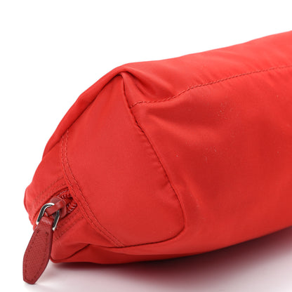 Prada Tessuto Nylon Vela Cosmetic Pouch Rosso 6 of 8