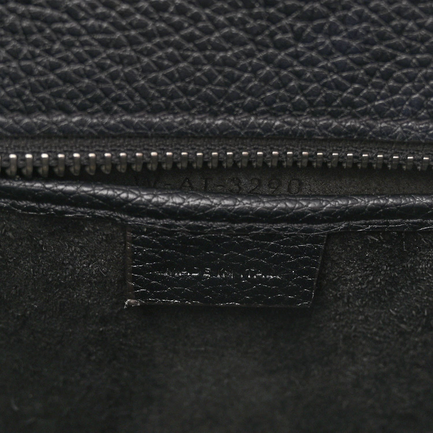 Celine Drummed Calfskin Nano Luggage Black 6 of 11