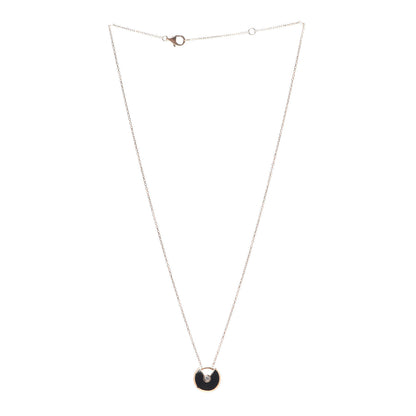 Cartier 18K Pink Gold Diamond Black Onyx XS Amulette de Cartier Pendant Necklace 3 of 5