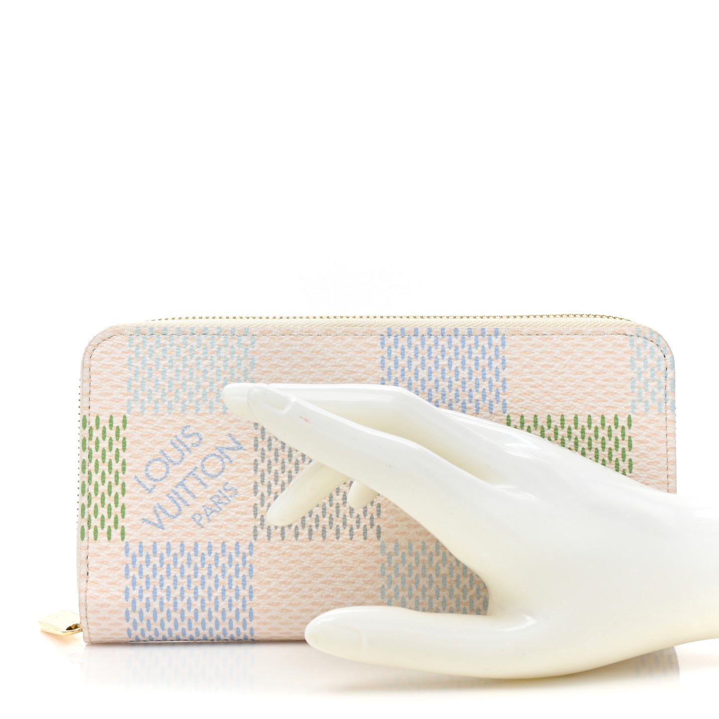 Damierlicious Zippy Wallet Pistachio Green
