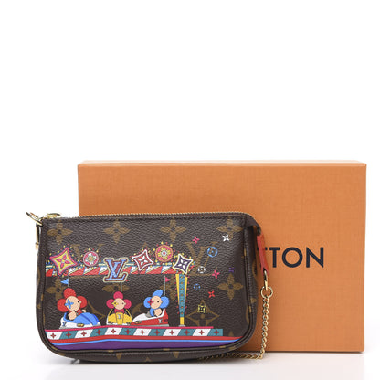 Louis Vuitton Monogram 2020 Christmas Animation Bumper Cars Mini Pochette Accessories Coquelicot 7 of 7