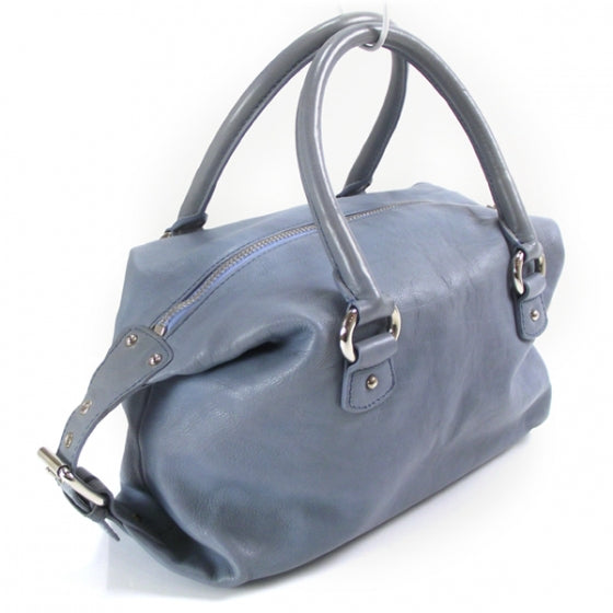 Marc Jacobs Leather Soft Satchel Cornflower 3 of 10