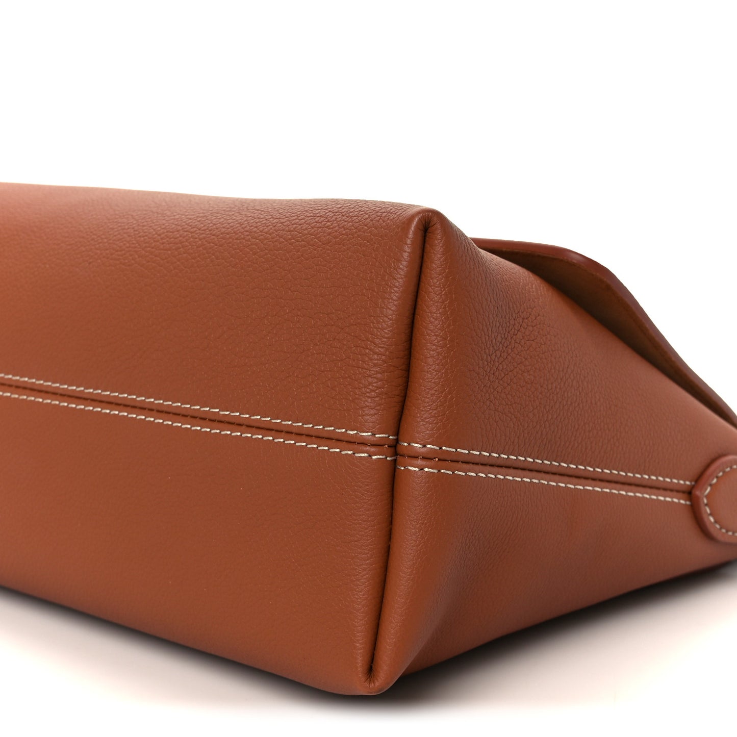 Grained Calfskin Low Key Messenger Cognac