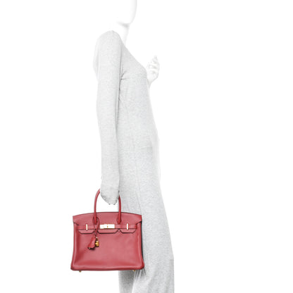 Hermes Veau Jonathan Birkin 30 Rouge Vif 2 of 11