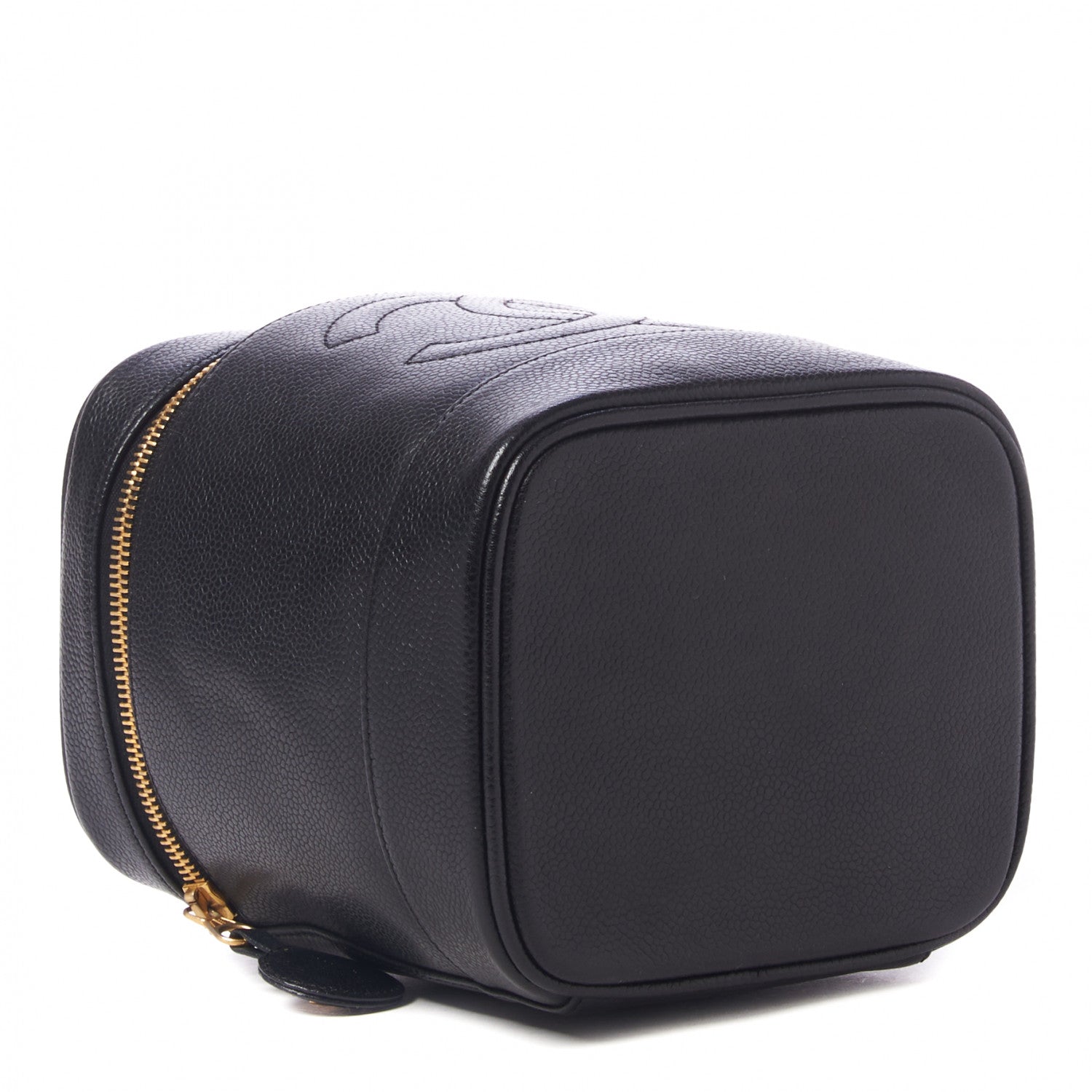 Chanel Caviar Vanity Cosmetic Case Black 3 of 9
