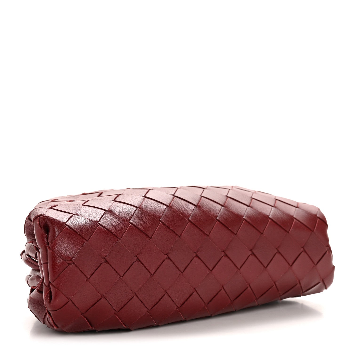 Bottega Veneta Nappa Intrecciato The Mini Pouch Bordeaux 4 of 10