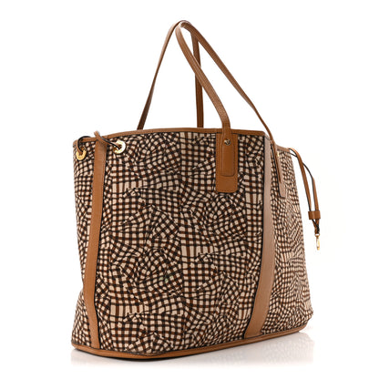 MCM Visetos Large Liz Reversible Shopper Tote Cognac 11 of 15