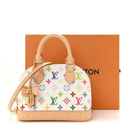 Louis Vuitton LV x TM Monogram Multicolor Alma BB White 10 of 10