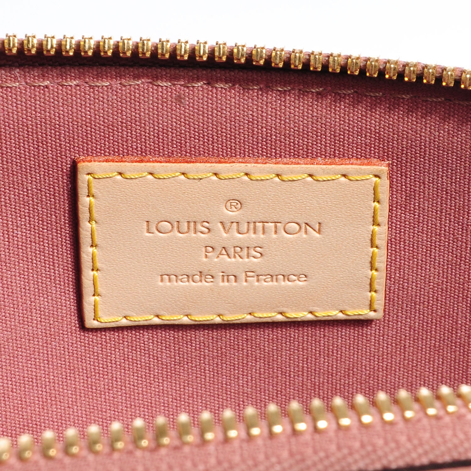 Louis Vuitton Vernis Alma BB Rose Velours 7 of 8