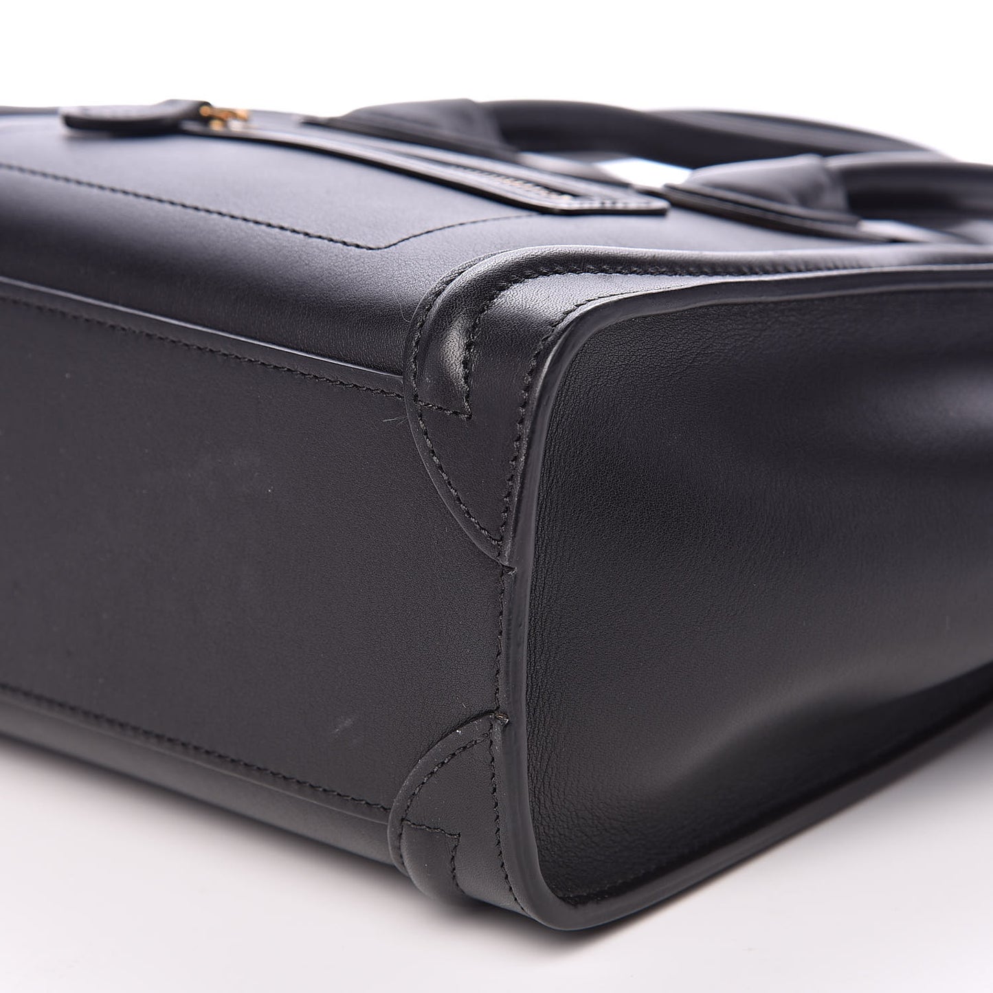 Smooth Calfskin Nano Luggage Black