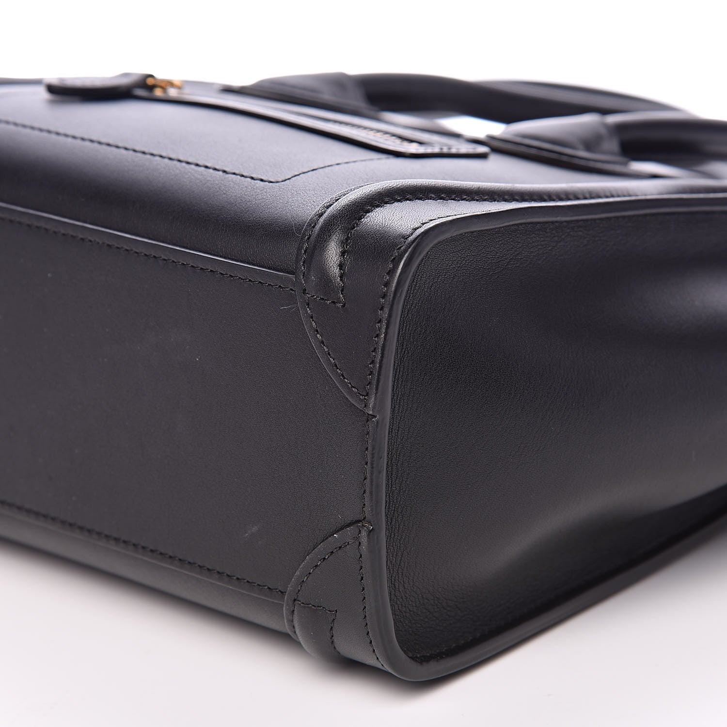 Celine Smooth Calfskin Nano Luggage Black 10 of 14