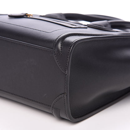 Celine Smooth Calfskin Nano Luggage Black 10 of 14