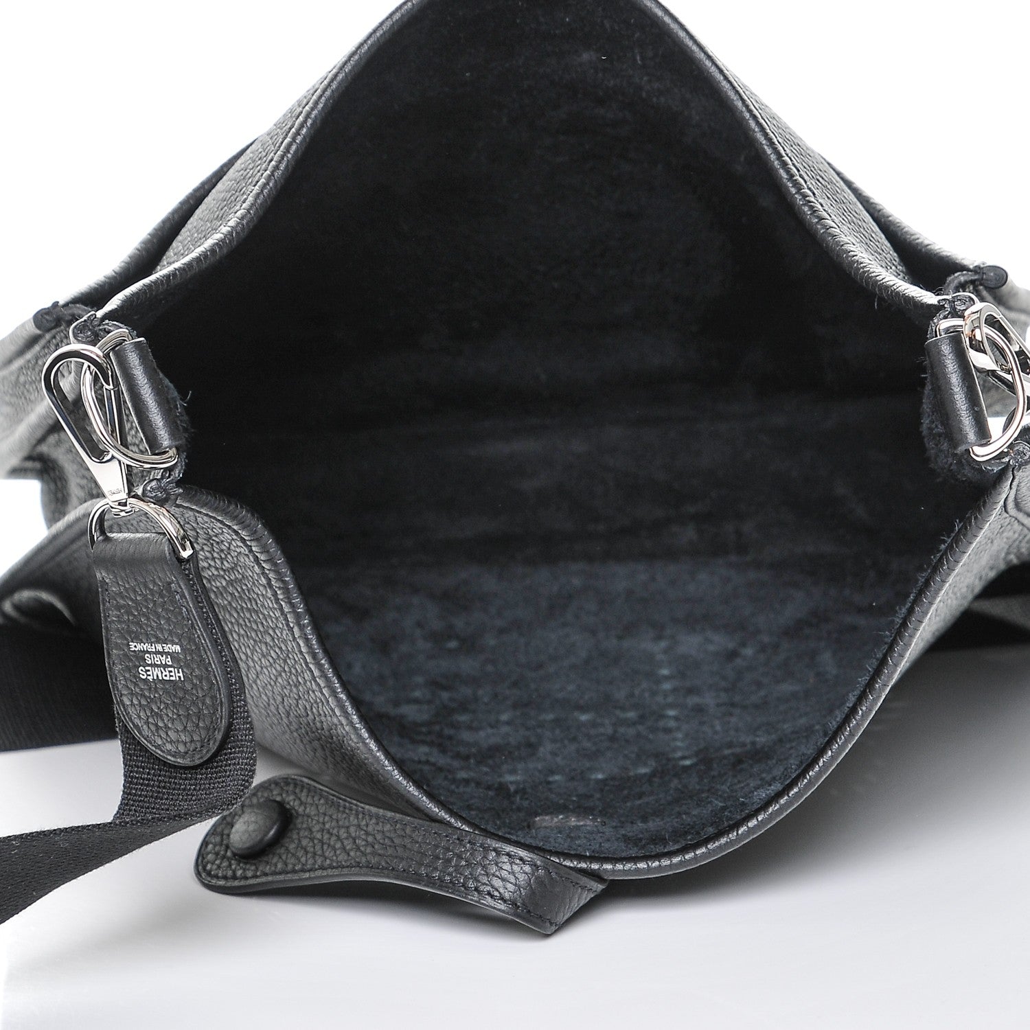 Hermes Taurillon Clemence Evelyne III PM Black 5 of 7