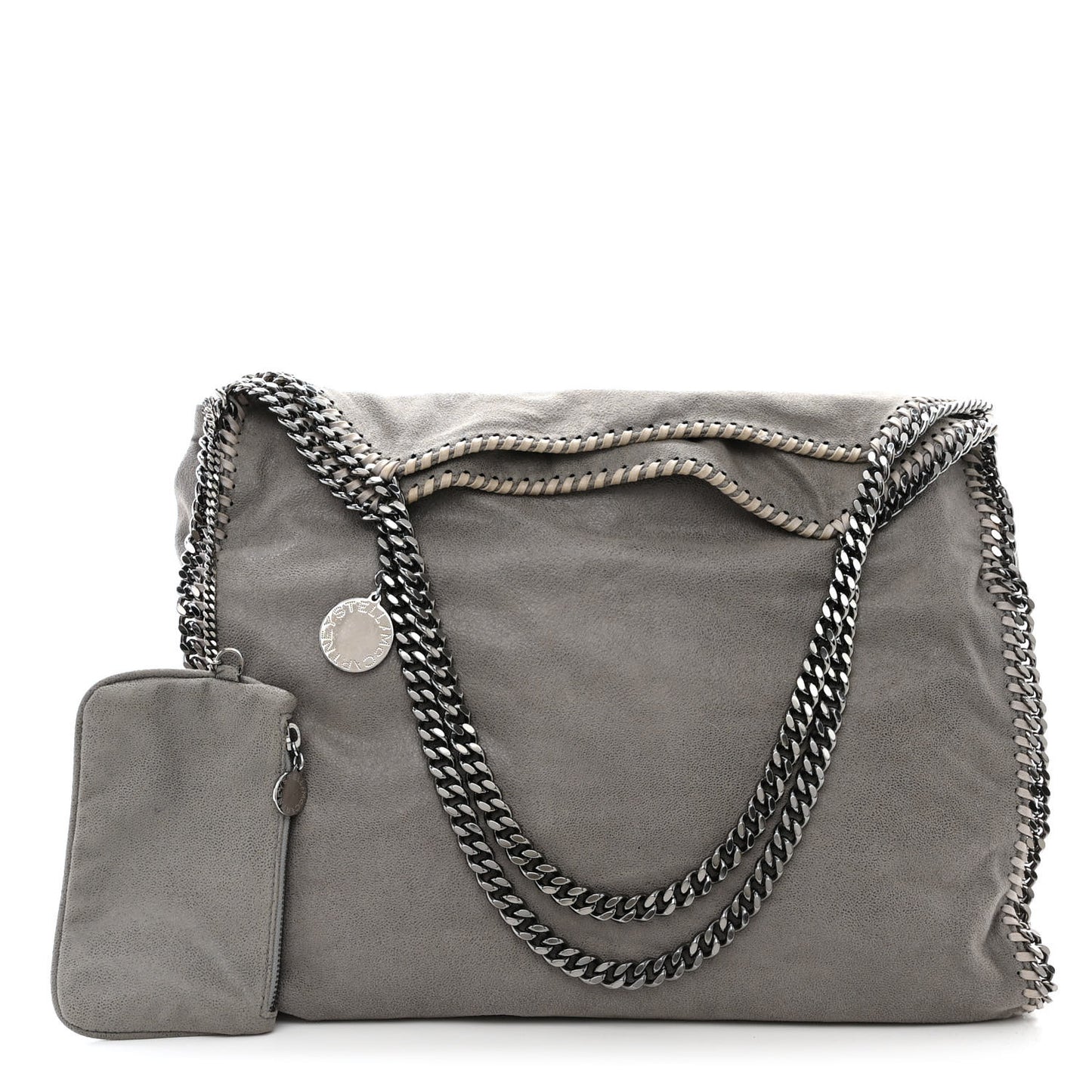 Shaggy Deer Falabella Tote Light Grey