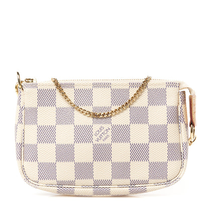 Louis Vuitton Damier Azur Mini Pochette Accessories 1 of 10