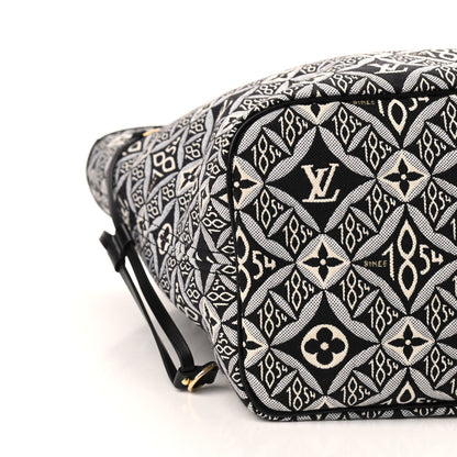 Louis Vuitton Jacquard Since 1854 Neverfull MM Grey 8 of 9