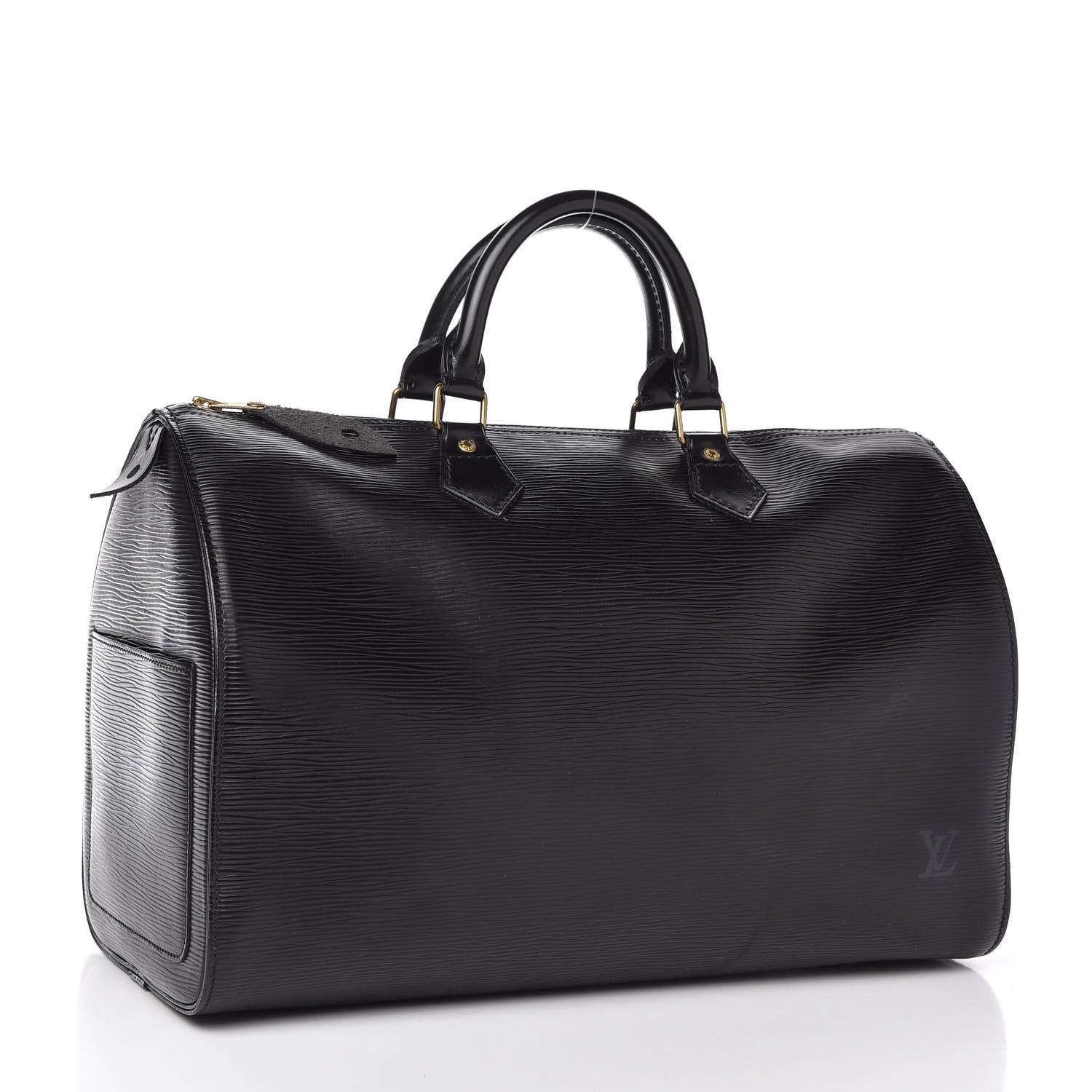 Louis Vuitton Epi Speedy 35 Black 3 of 10