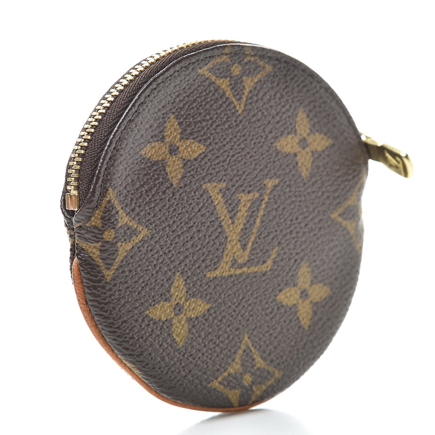 Monogram Round Coin Purse