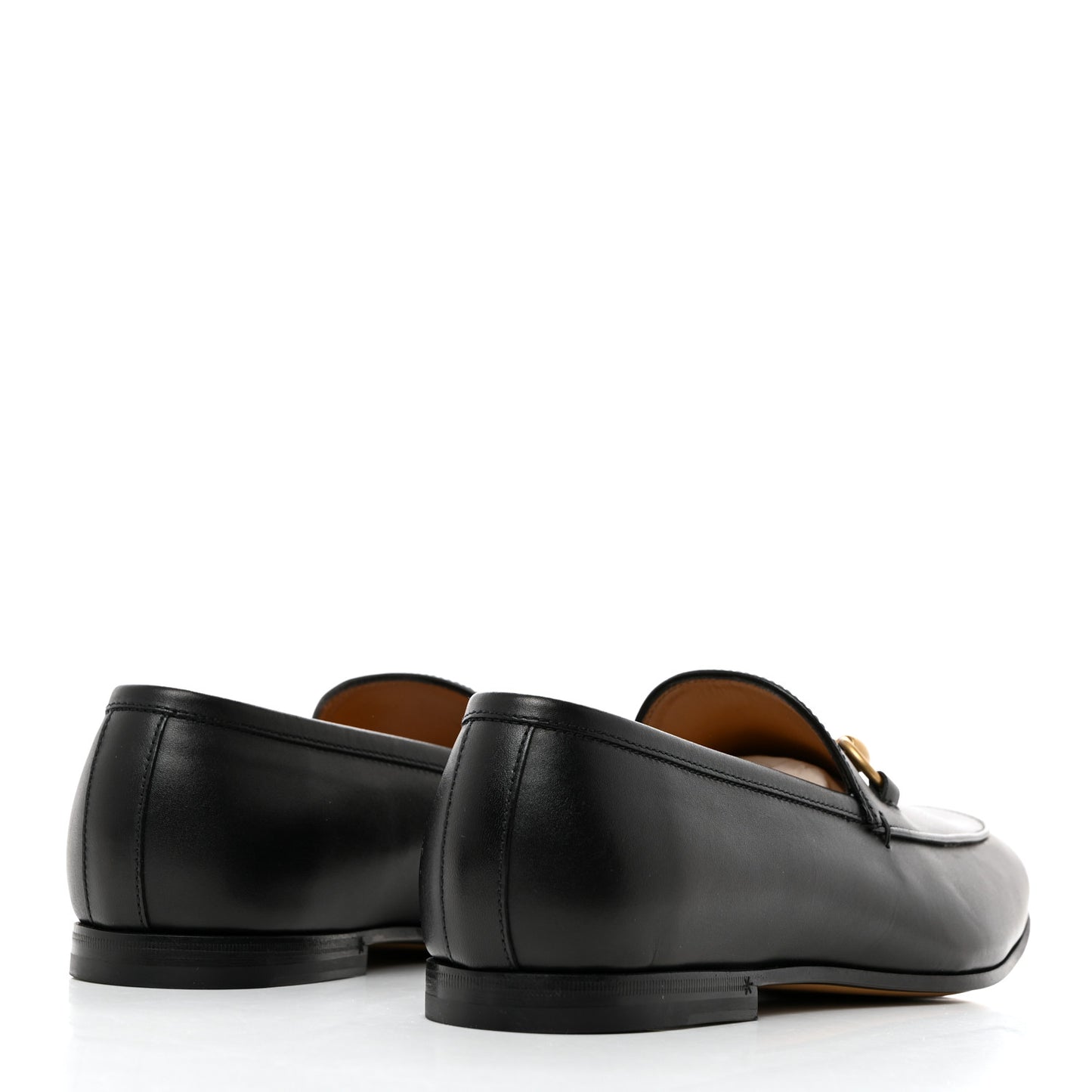 Calfskin Horsebit Mens Jordaan Loafers 7 Black