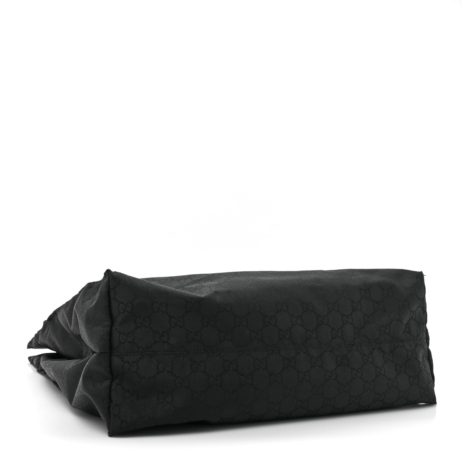 Gucci Nylon Monogram Vertical Tote Black 3 of 10