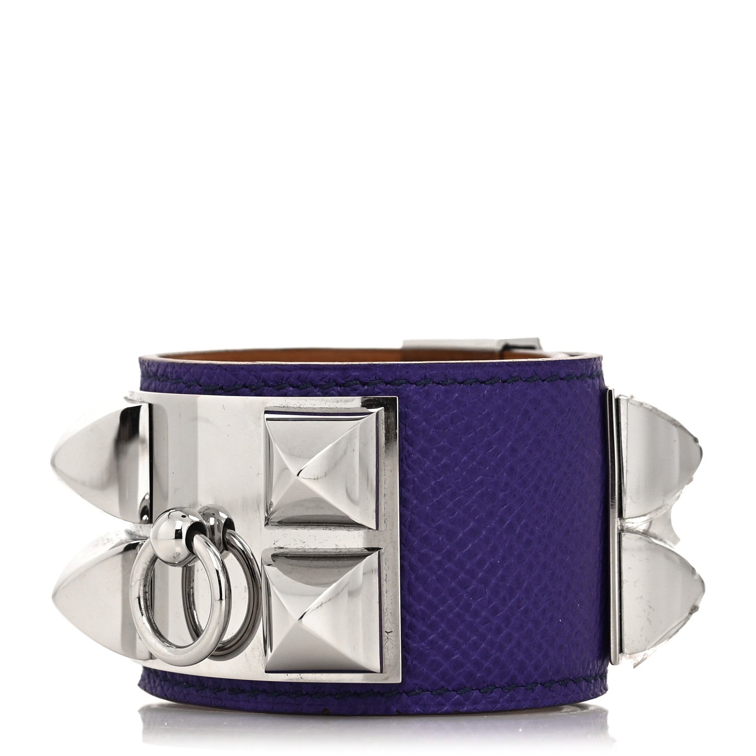 Hermes Epsom Collier de Chien CDC Bracelet S Crocus 1 of 5