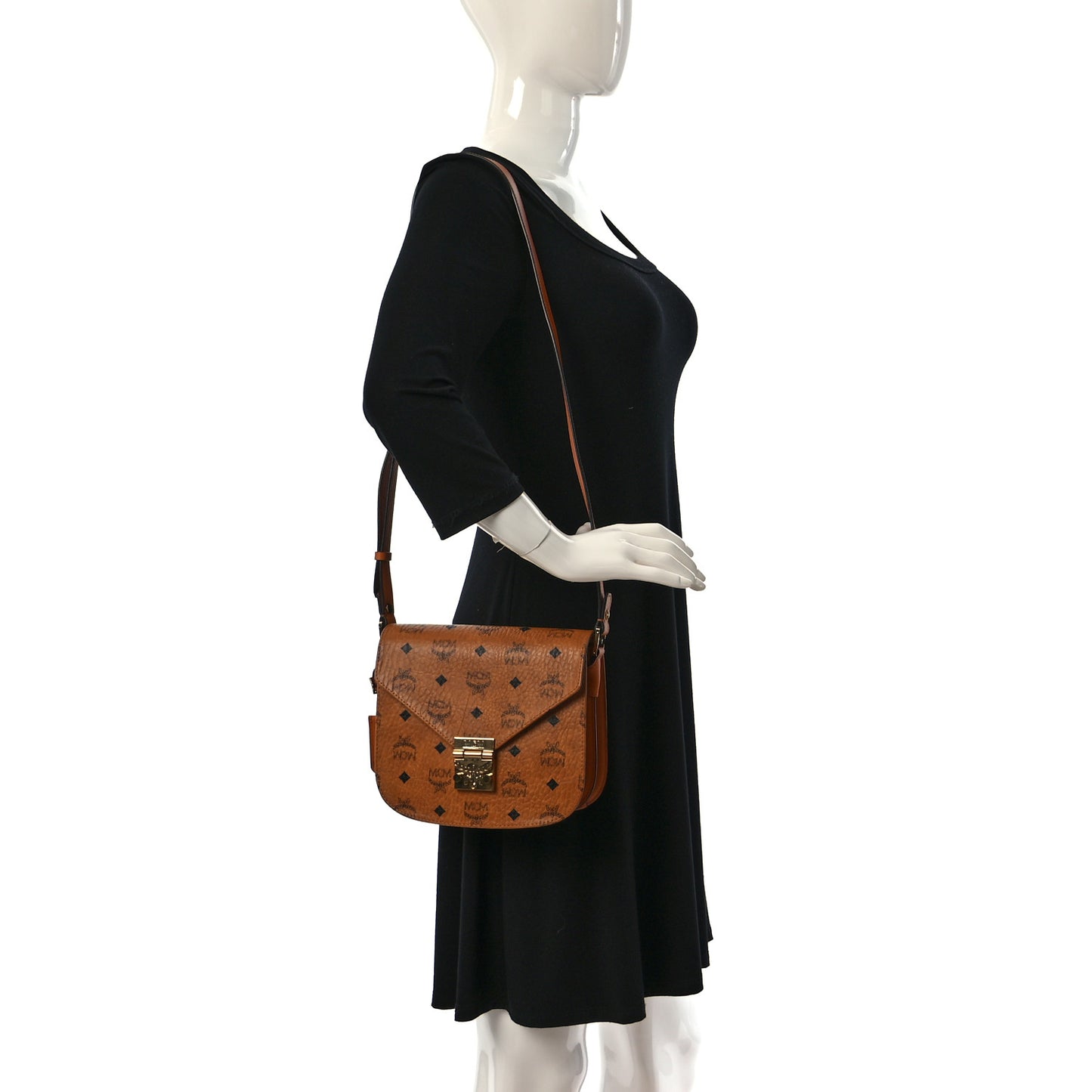 Visetos Patricia Crossbody Bag Cognac