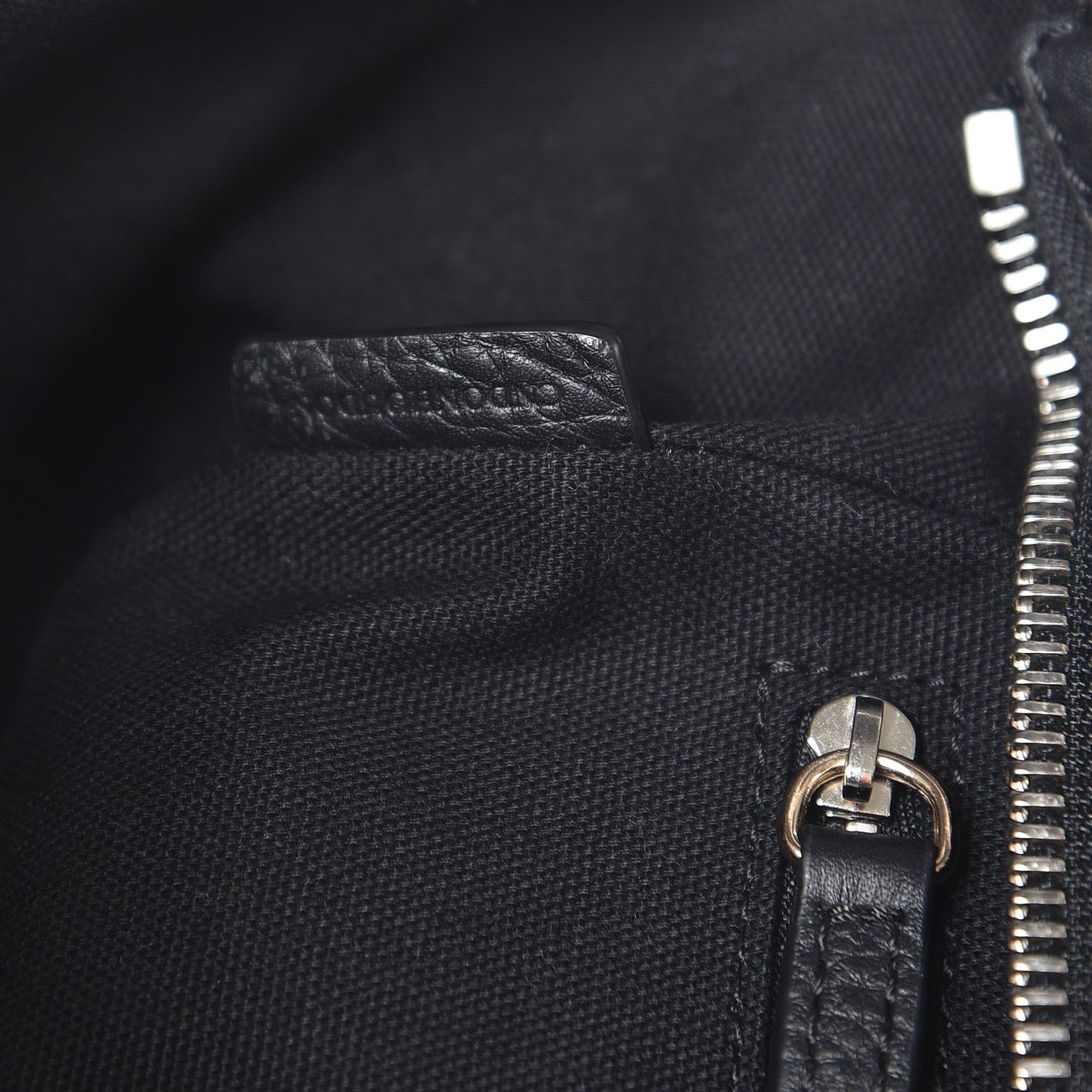 Mega Check Grained Calfskin Medium Harcourt Satchel Black