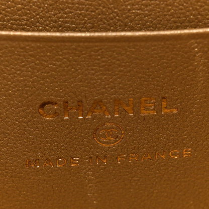 Chanel Lambskin Quilted Small CC Vanity Case Black 6 of 14