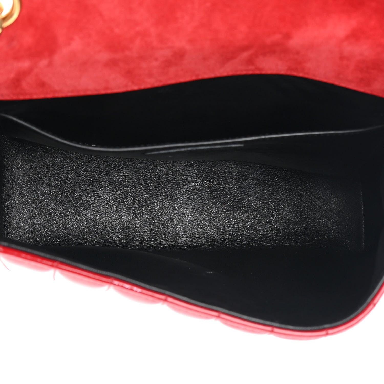 Saint Laurent Patent Matelasse Monogram Large Vicky Chain Bag Rouge Eros 5 of 17