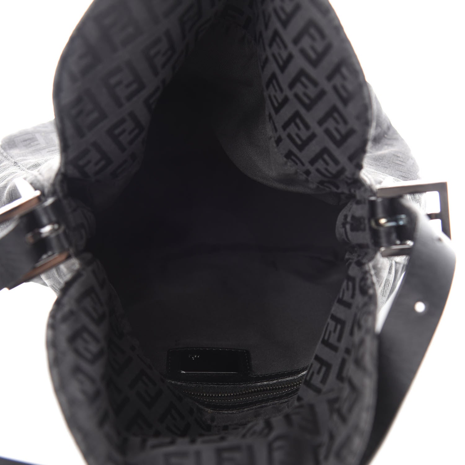 Fendi Zucchino Mama Baguette Black 5 of 10