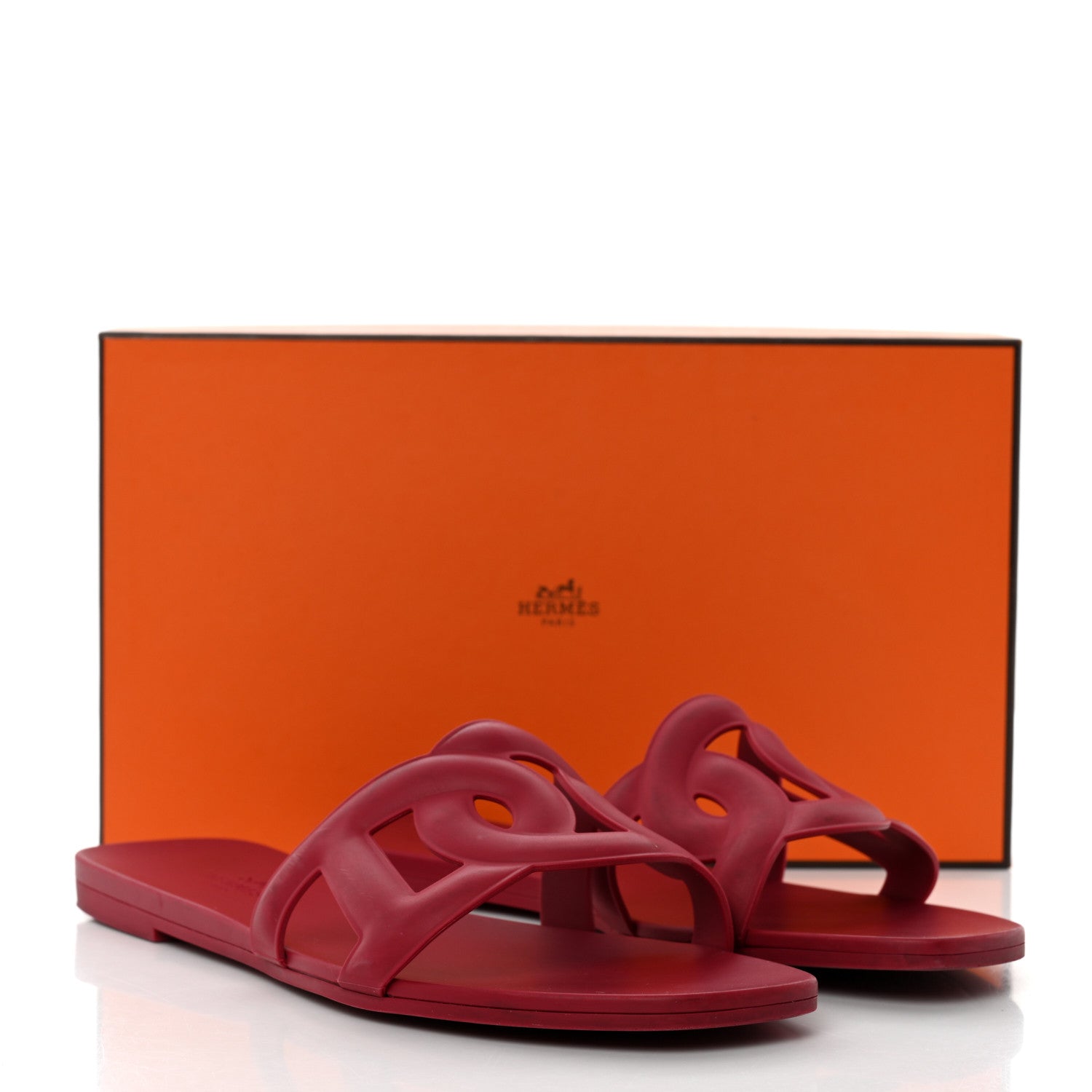 Hermes Rubber Aloha Sandals 38 Rose Baie 9 of 9
