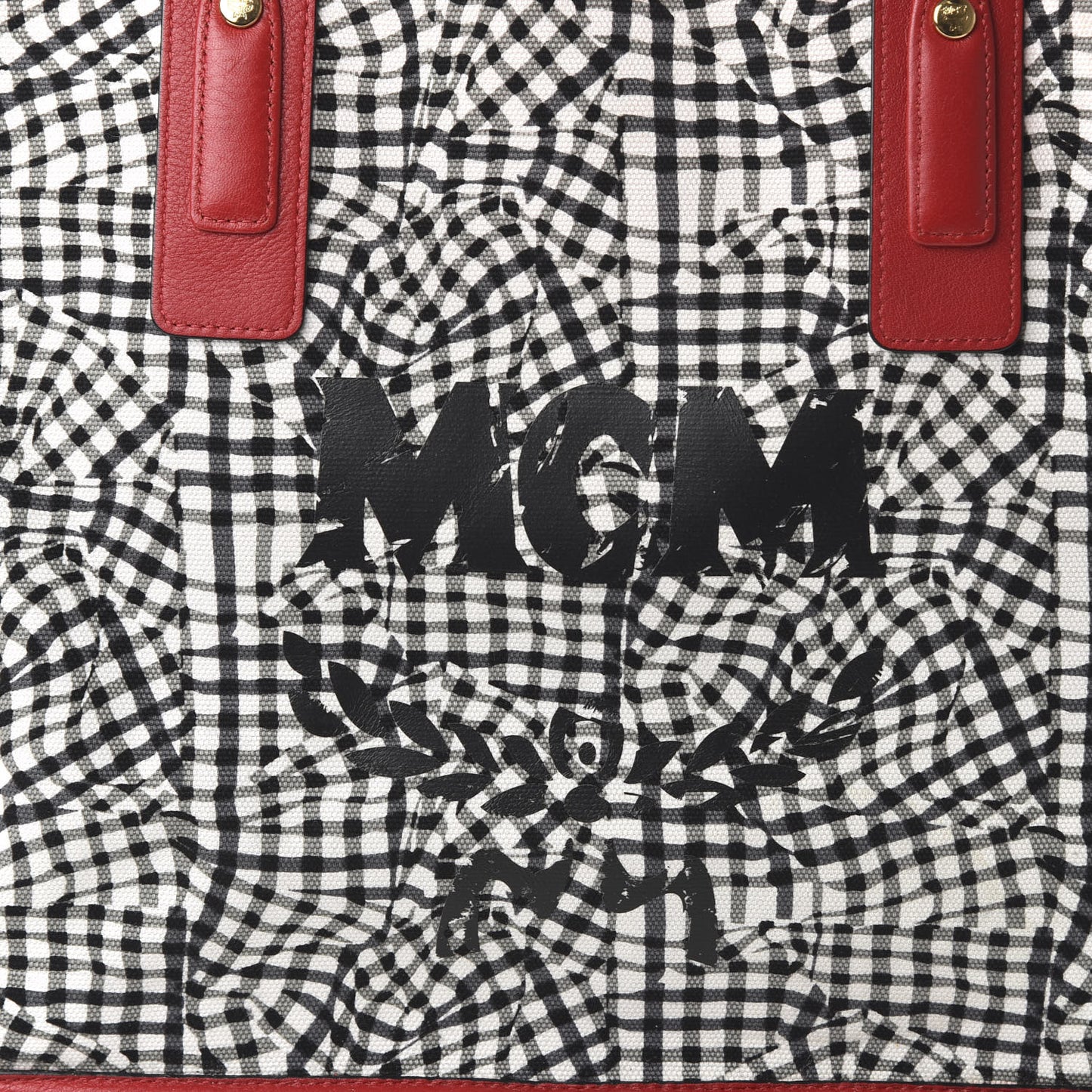 Visetos Medium Liz Reversible Shopper Tote Ruby Red