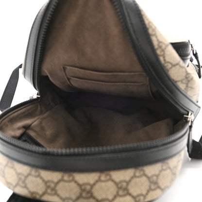 Gucci GG Supreme Monogram Small Eden Day Backpack Black 6 of 16