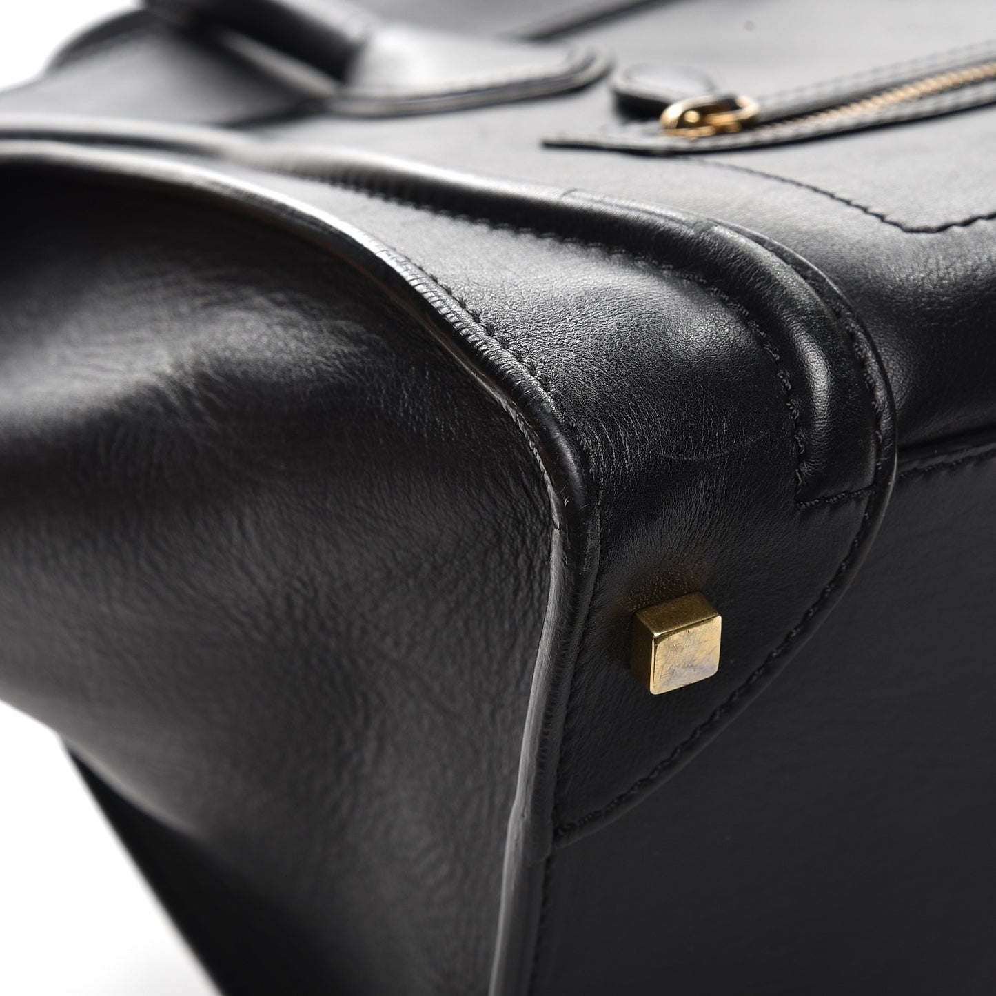 Smooth Calfskin Mini Luggage Black