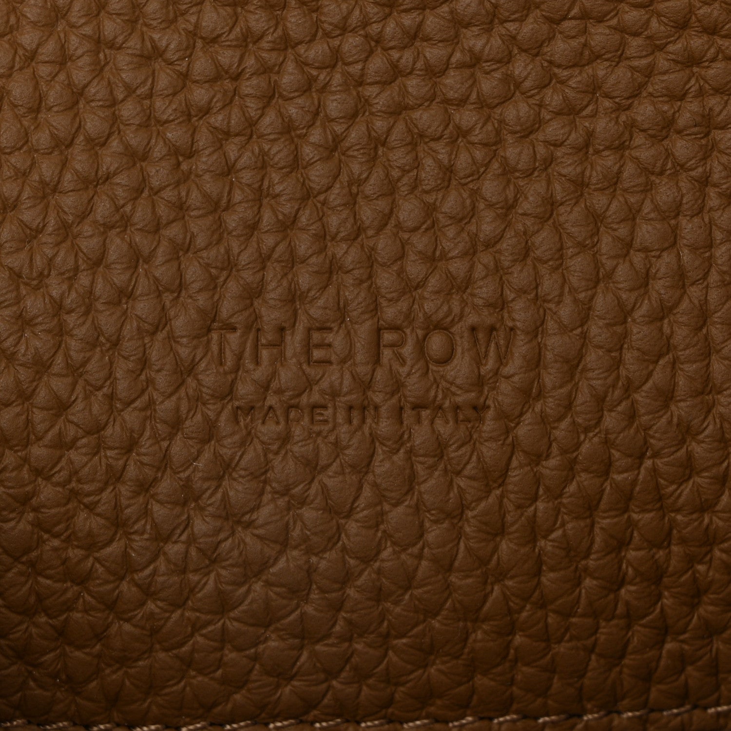 The Row Matte Grained Calfskin Soft Margaux 12 Taupe 6 of 9