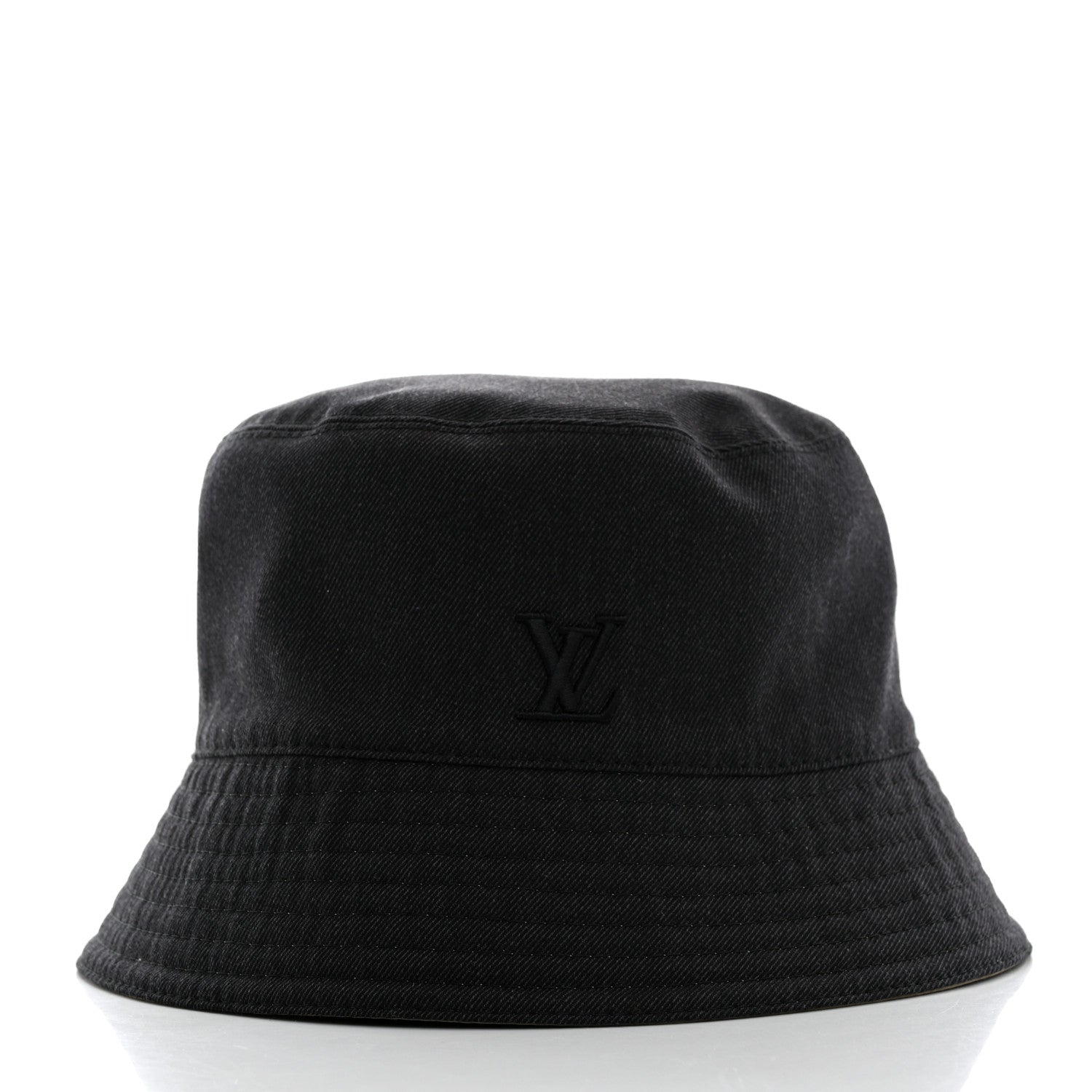 Louis Vuitton Nylon Wool Monogram Reversible Rain Bucket Hat L Beige 3 of 14